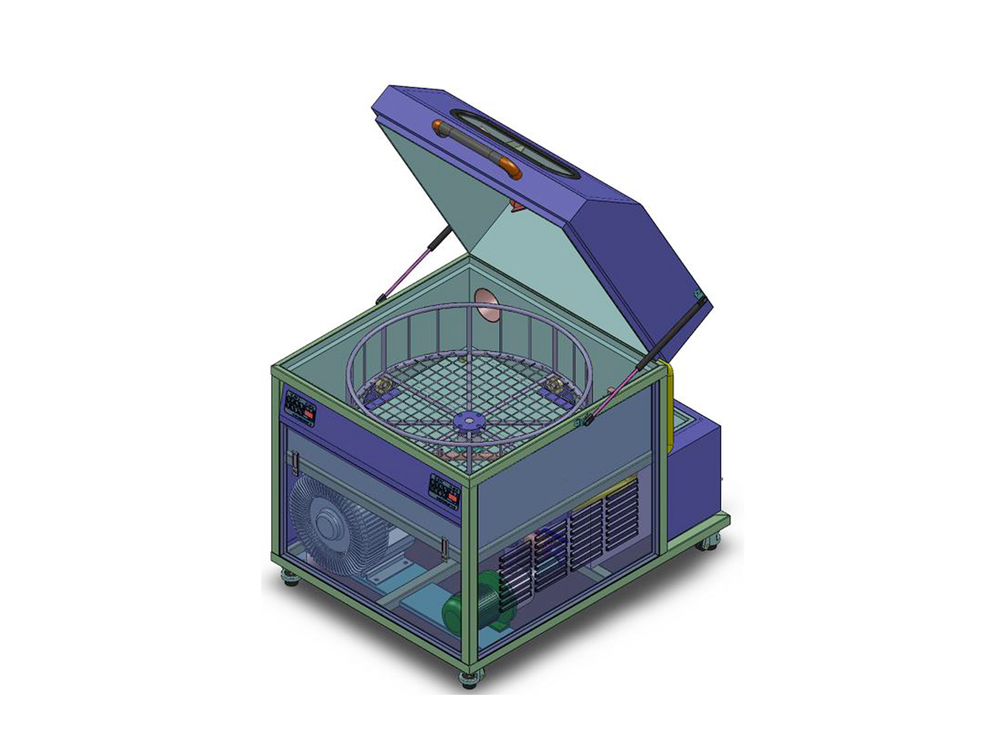中型旋转喷淋清洗机