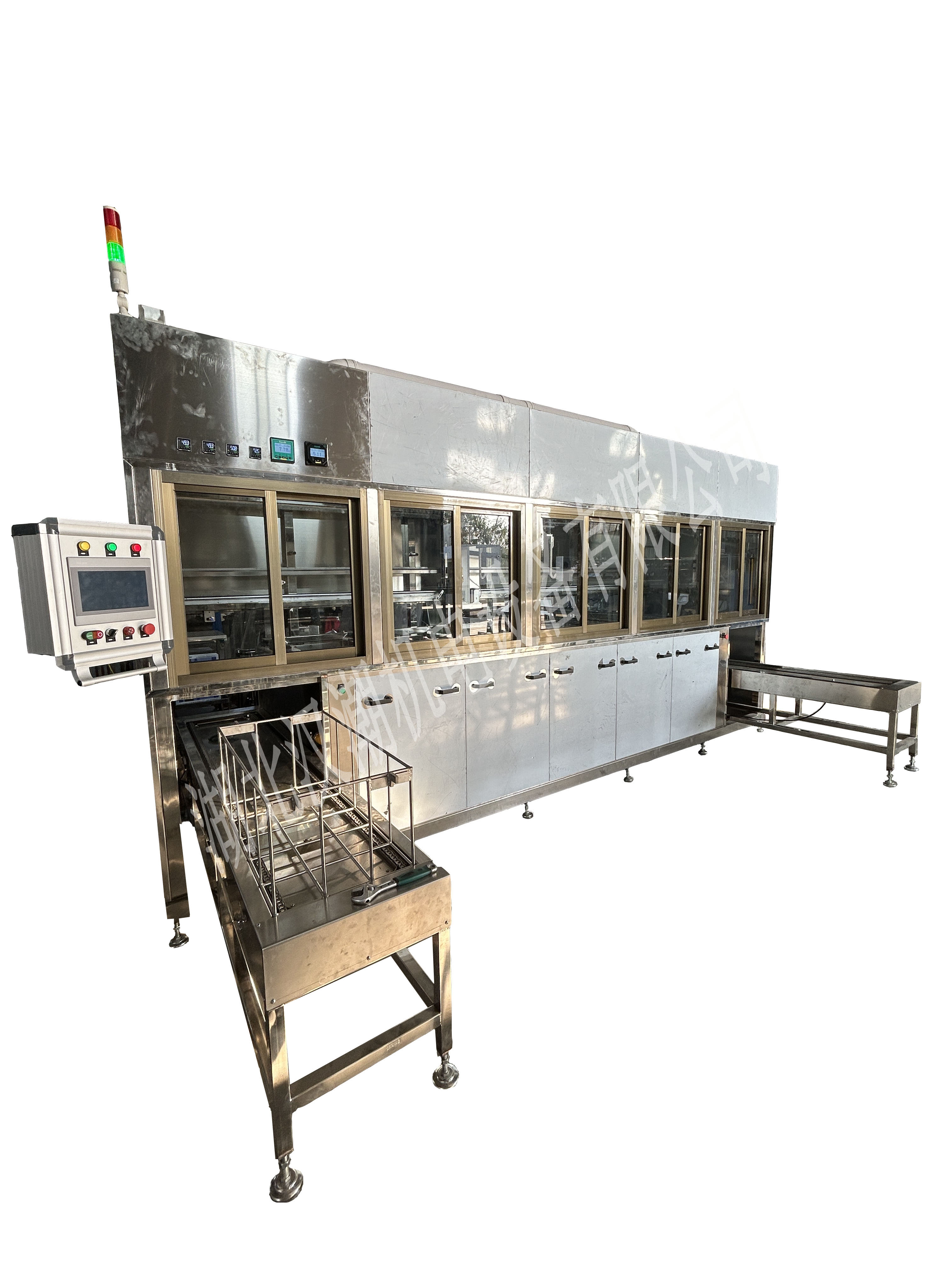 七工位超声波清洗喷淋真空烘干机(图6) 七工位超声波清洗喷淋真空烘干机(图6)