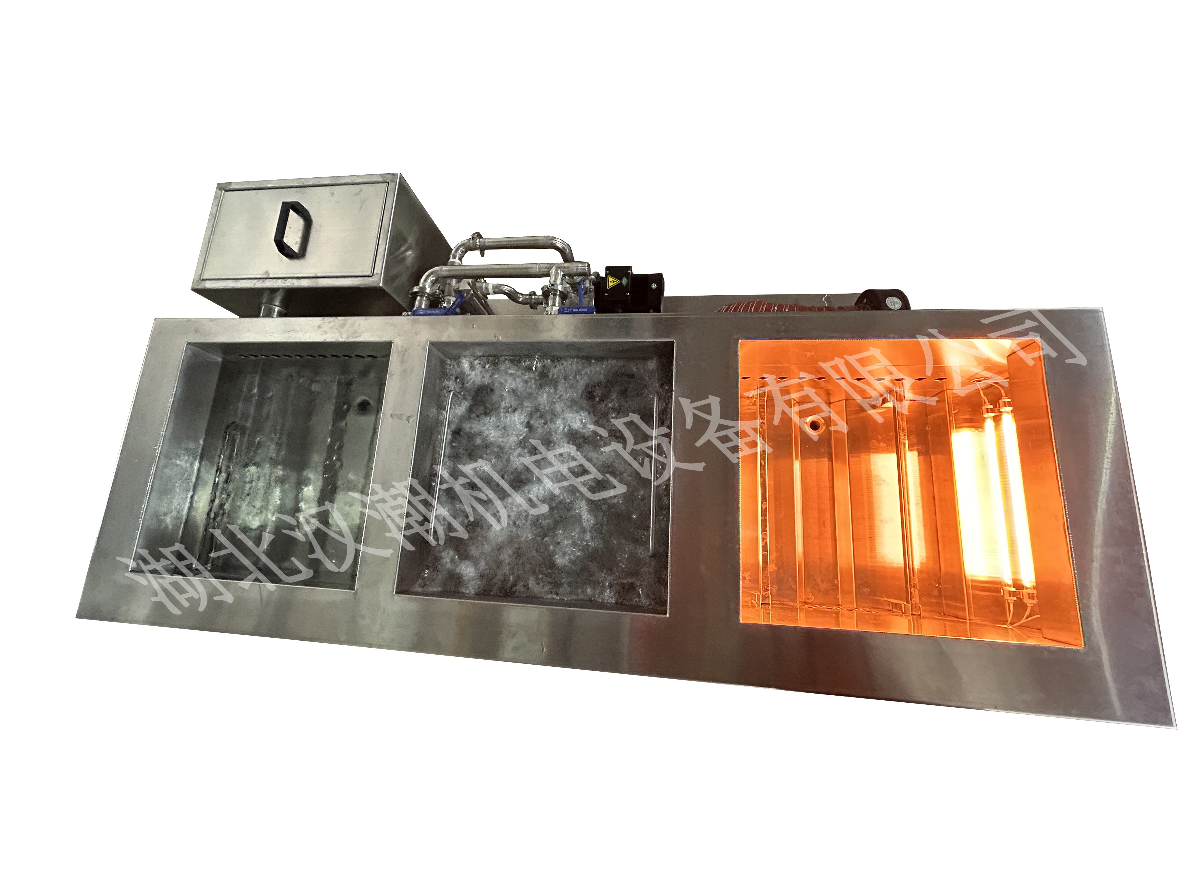 三槽多功能超声波清洗设备(图6) 三槽多功能超声波清洗设备(图6)