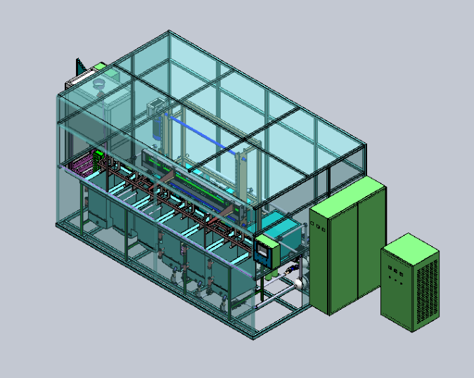 全自动步进式超声波清洗烘干机(图3)