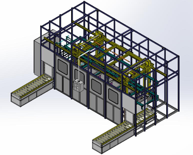 龙门式全自动超声清洗烘干机(图3)