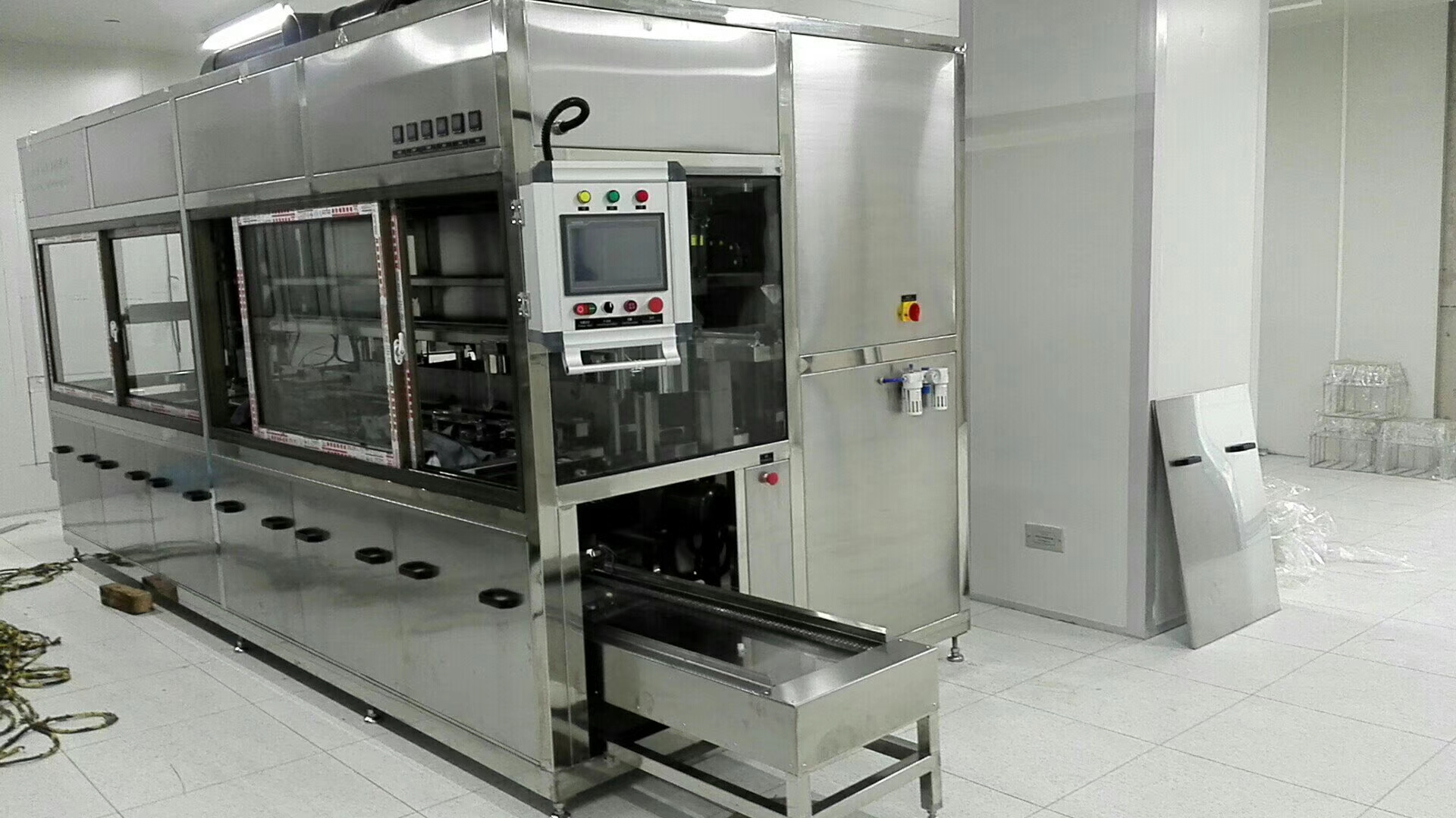 双机械臂超声清洗烘干线(图1)