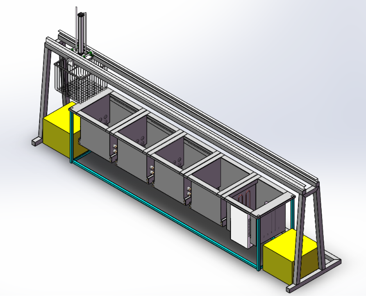 单槽式、双槽式、多槽辅助式提升超声波清洗机(图3) 单槽式、双槽式、多槽辅助式提升超声波清洗机(图3)