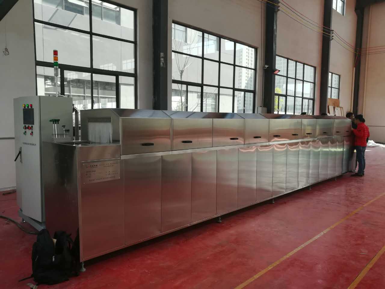 网带式高压喷淋清洗烘干机(图3)