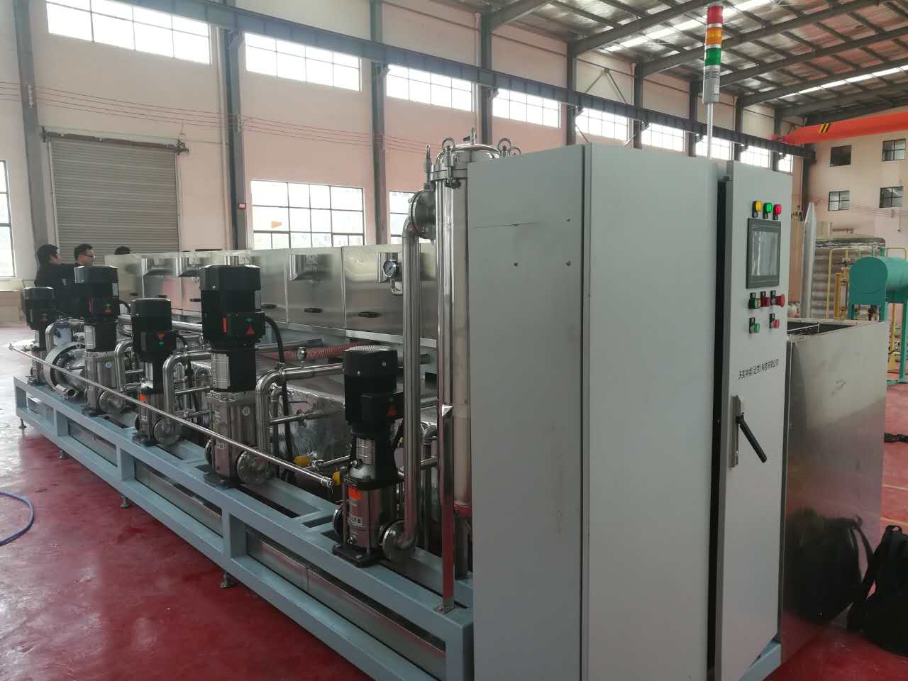 网带式高压喷淋清洗烘干机