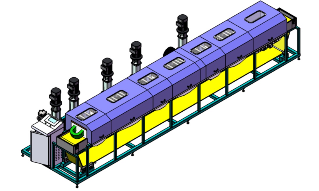 网带式高压喷淋清洗烘干机(图6)